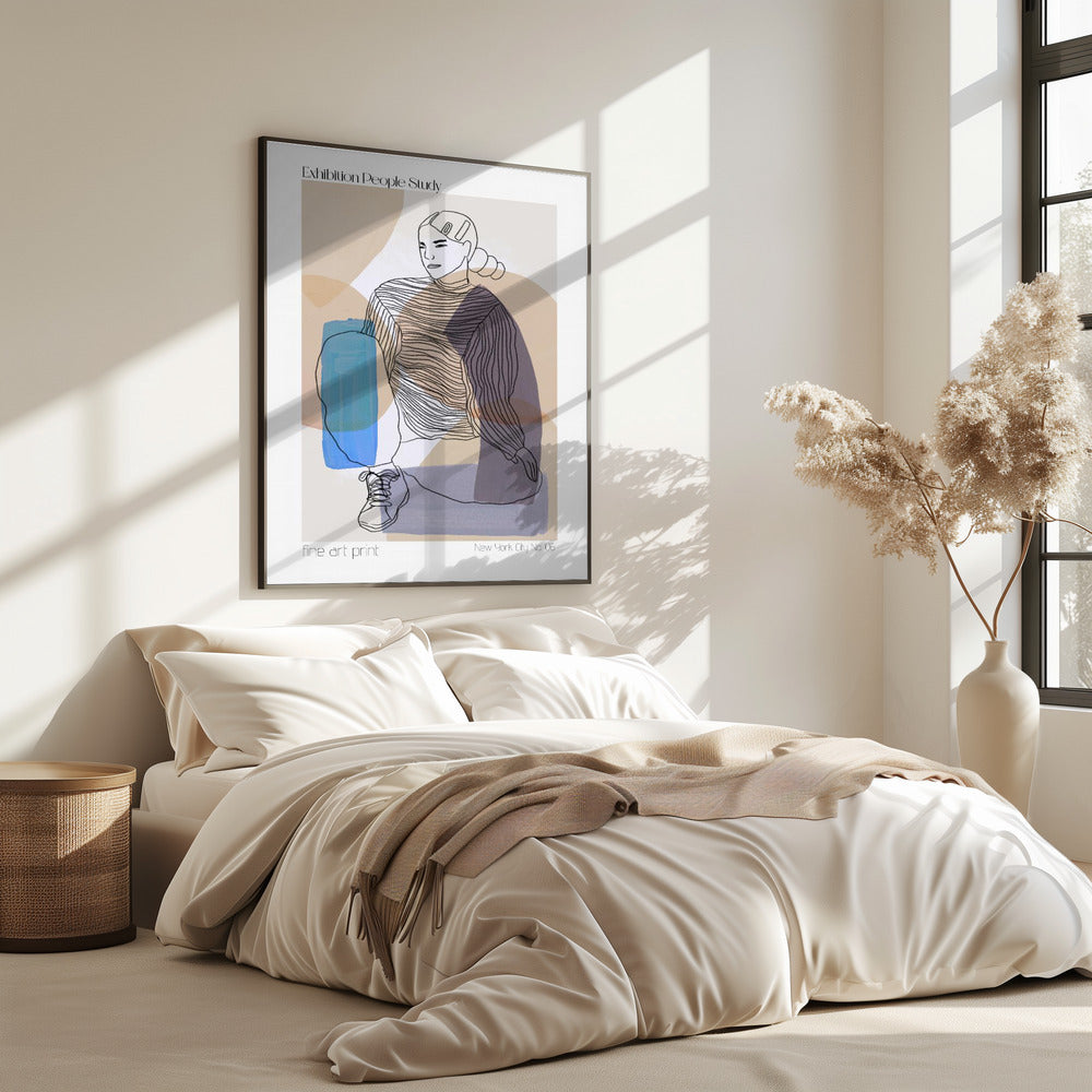 Abstracte elegantie | Poster