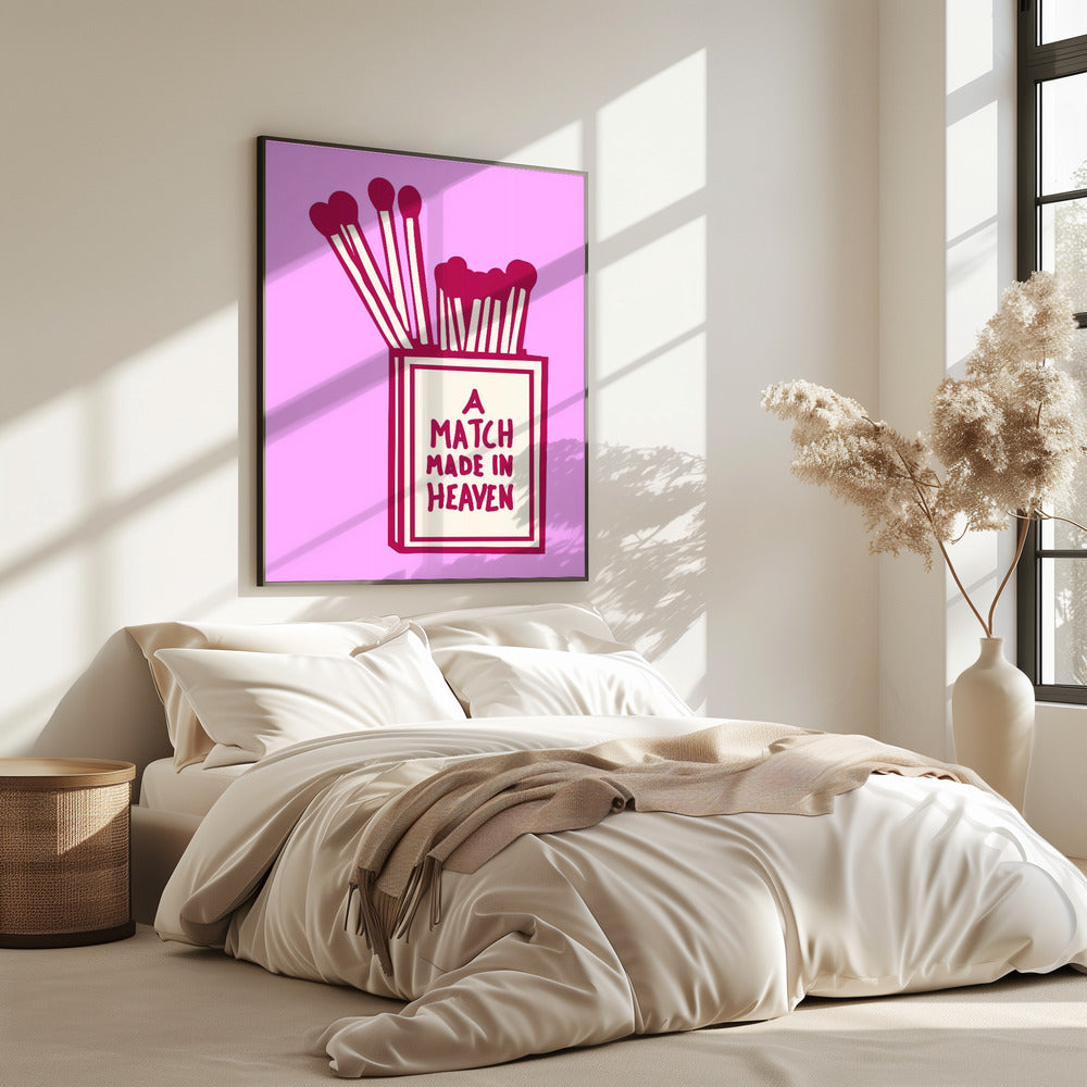 Matchbox With Matchsticks | Poster