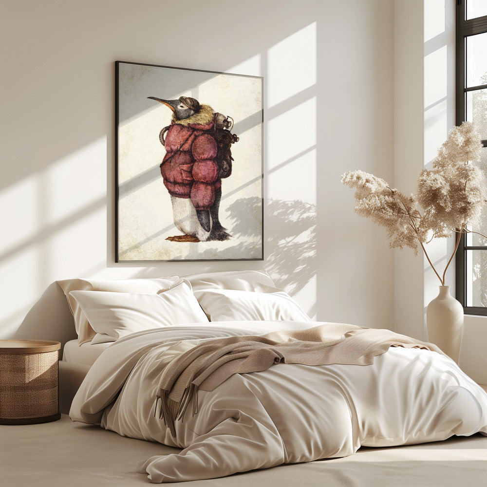 Hemelgebonden pinguïn | Poster