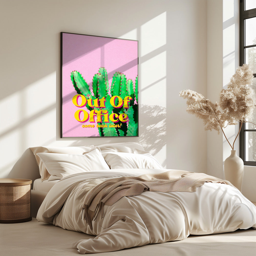 Vibrant Green Cactus | Poster