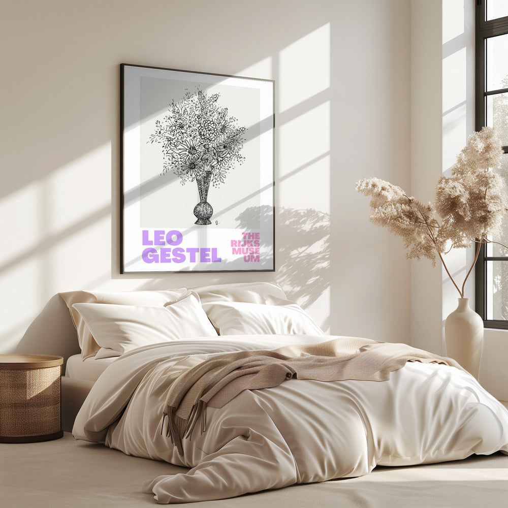 Elegante bloemen in een vaas | Poster