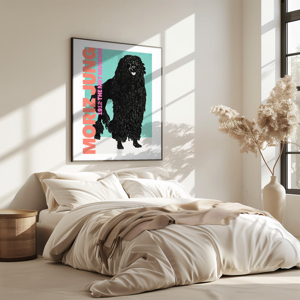 Stylized Black Dog | Poster