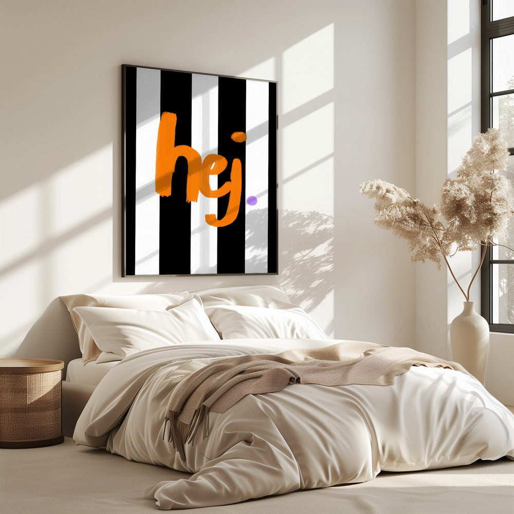 Gedurfde begroetingsstrepen | Poster