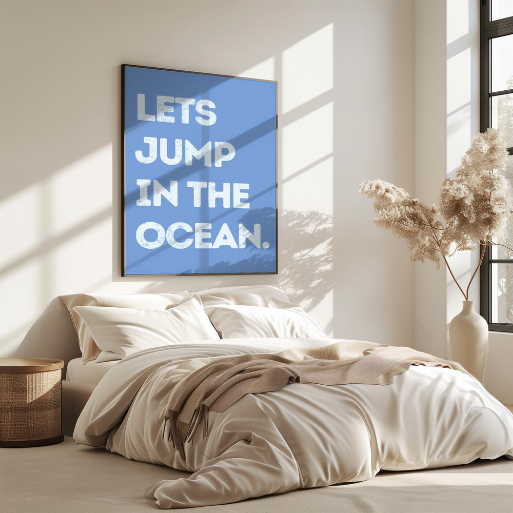 Spring in de oceaan | Poster