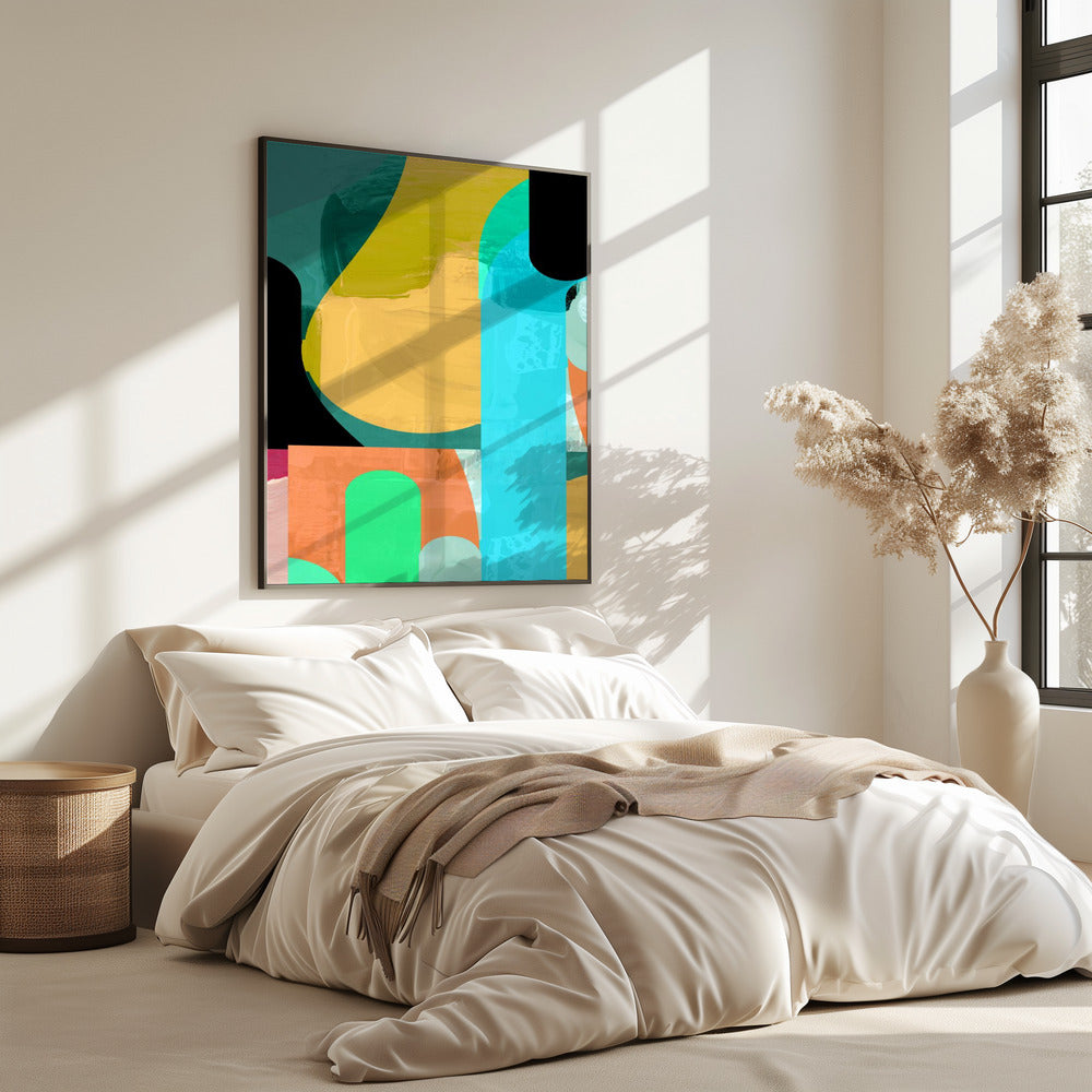 Retro Patroonspel | Poster