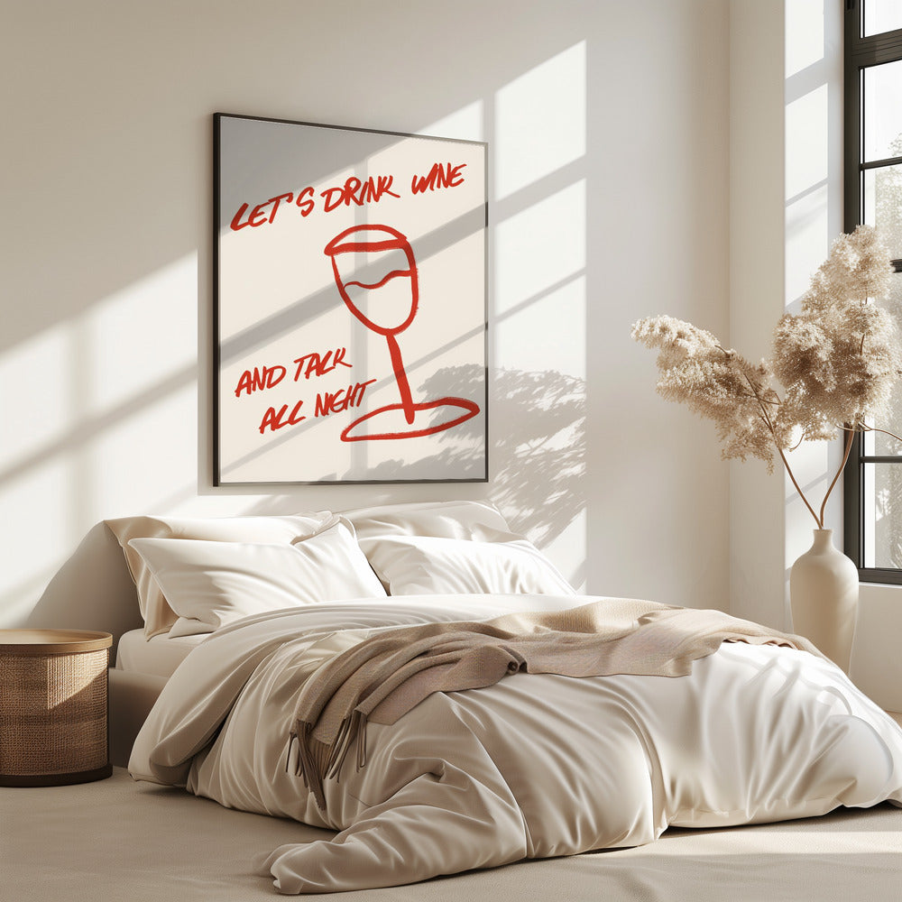 Wine & Words Unwind | Poster