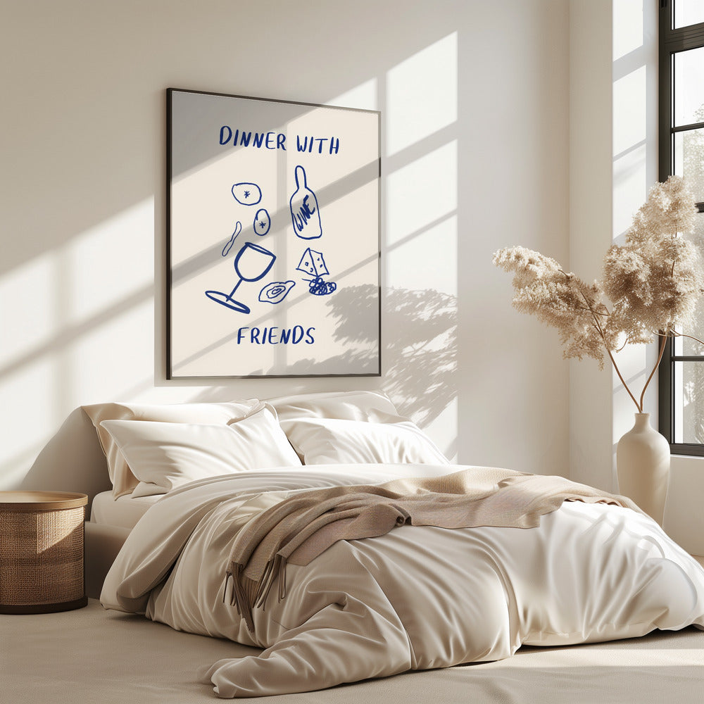 Wine and Cheese Night | Poster