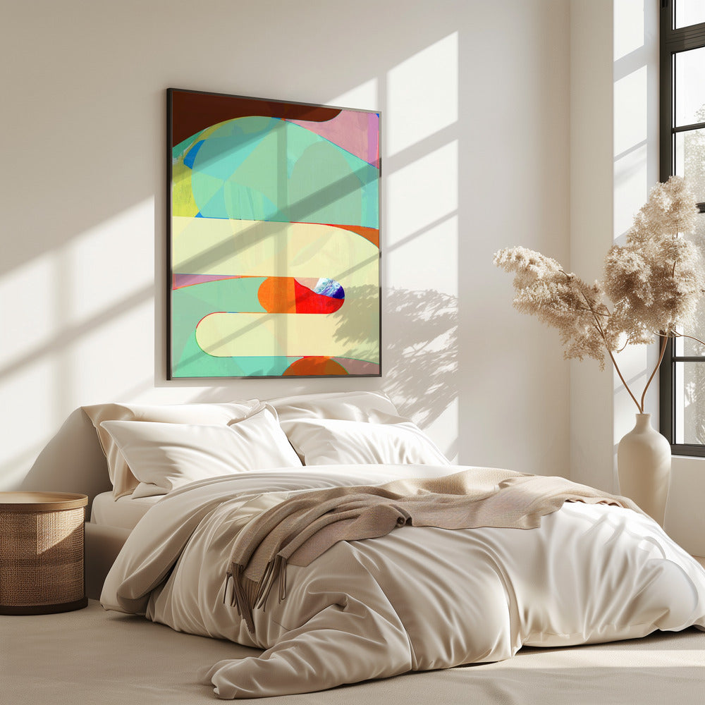 Kleurrijke geometrische vormen | Poster