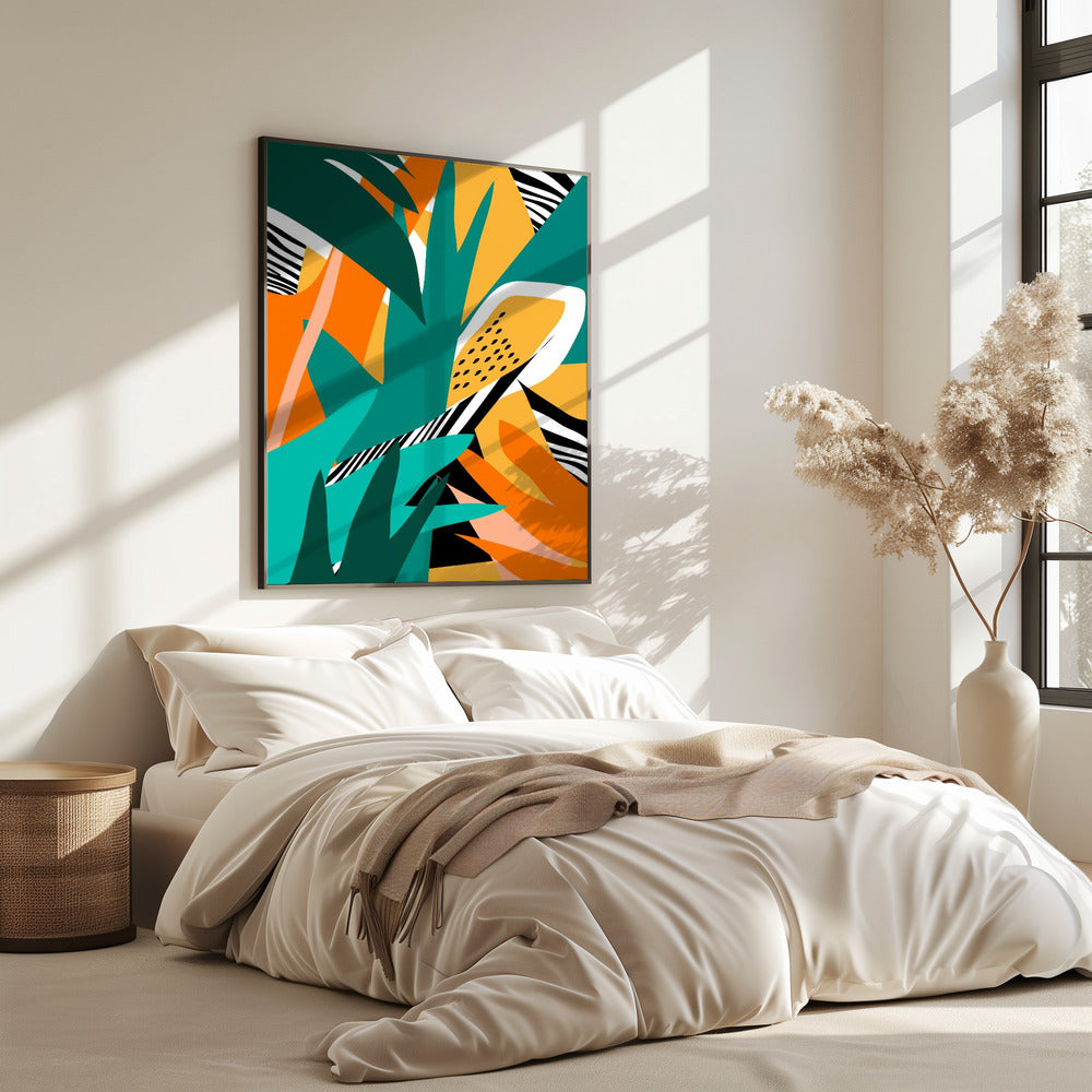Jungle abstracte vorm | Poster