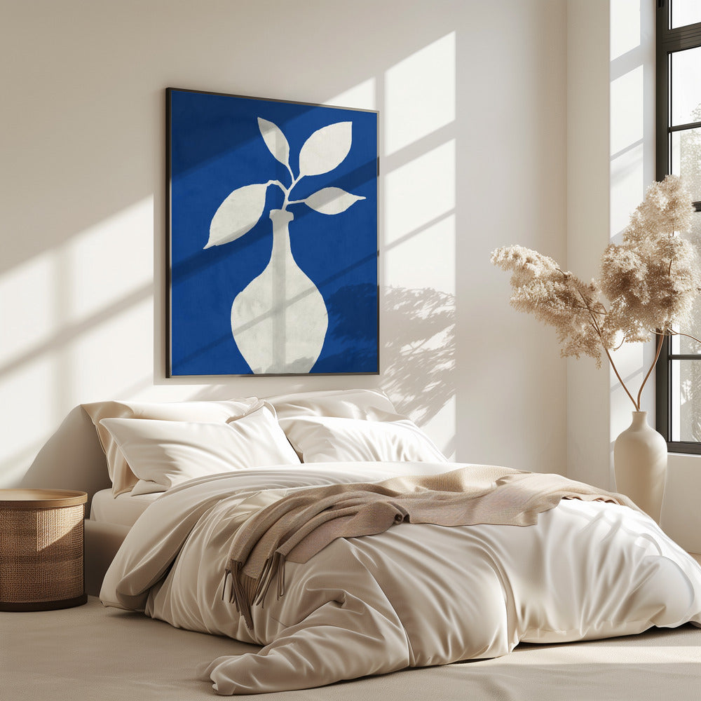 White Vase Silhouette | Poster