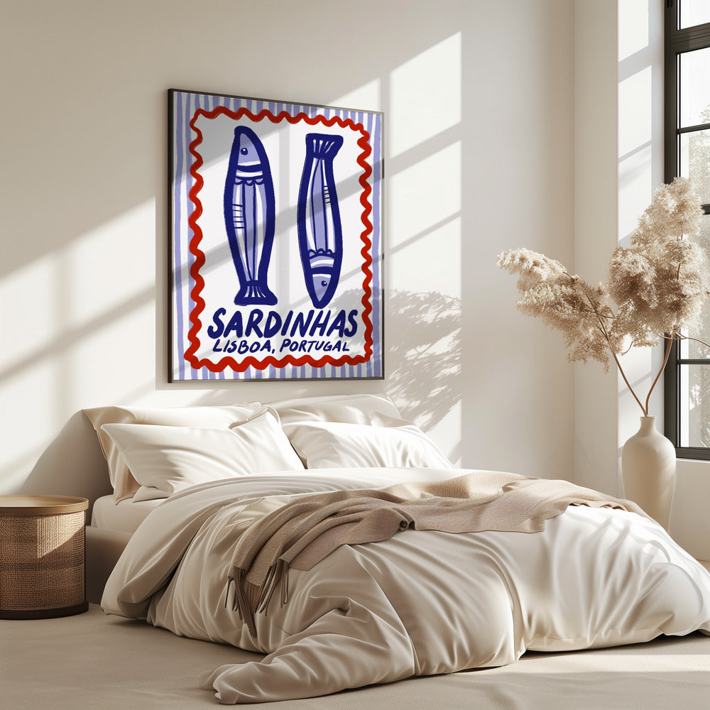 Lisbon Sardines Delight | Poster