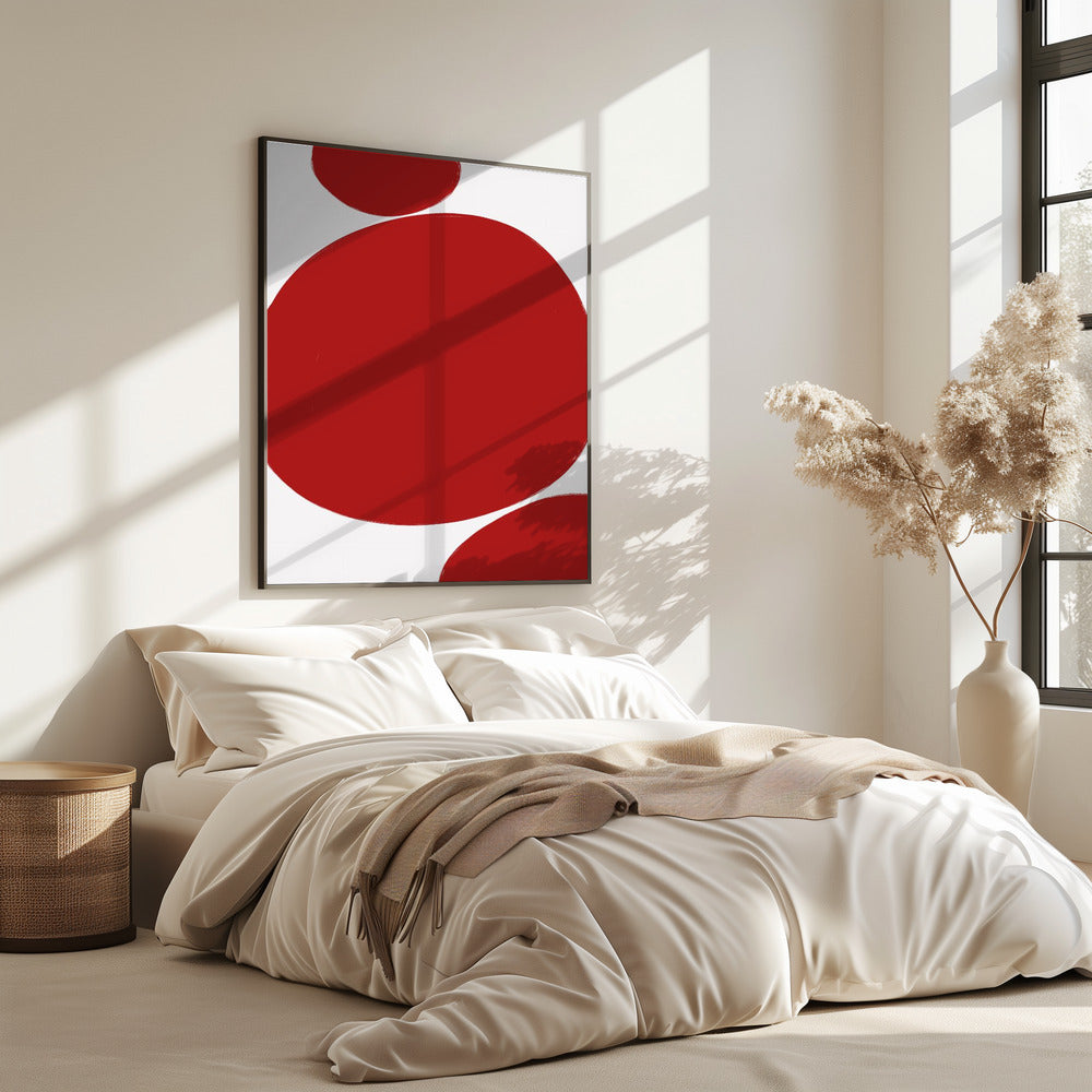 Bold Red Circles | Poster