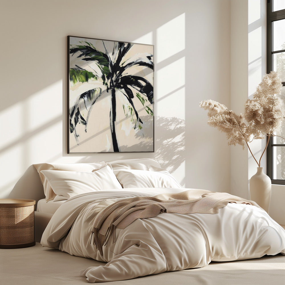 Abstracte palmboom | Poster