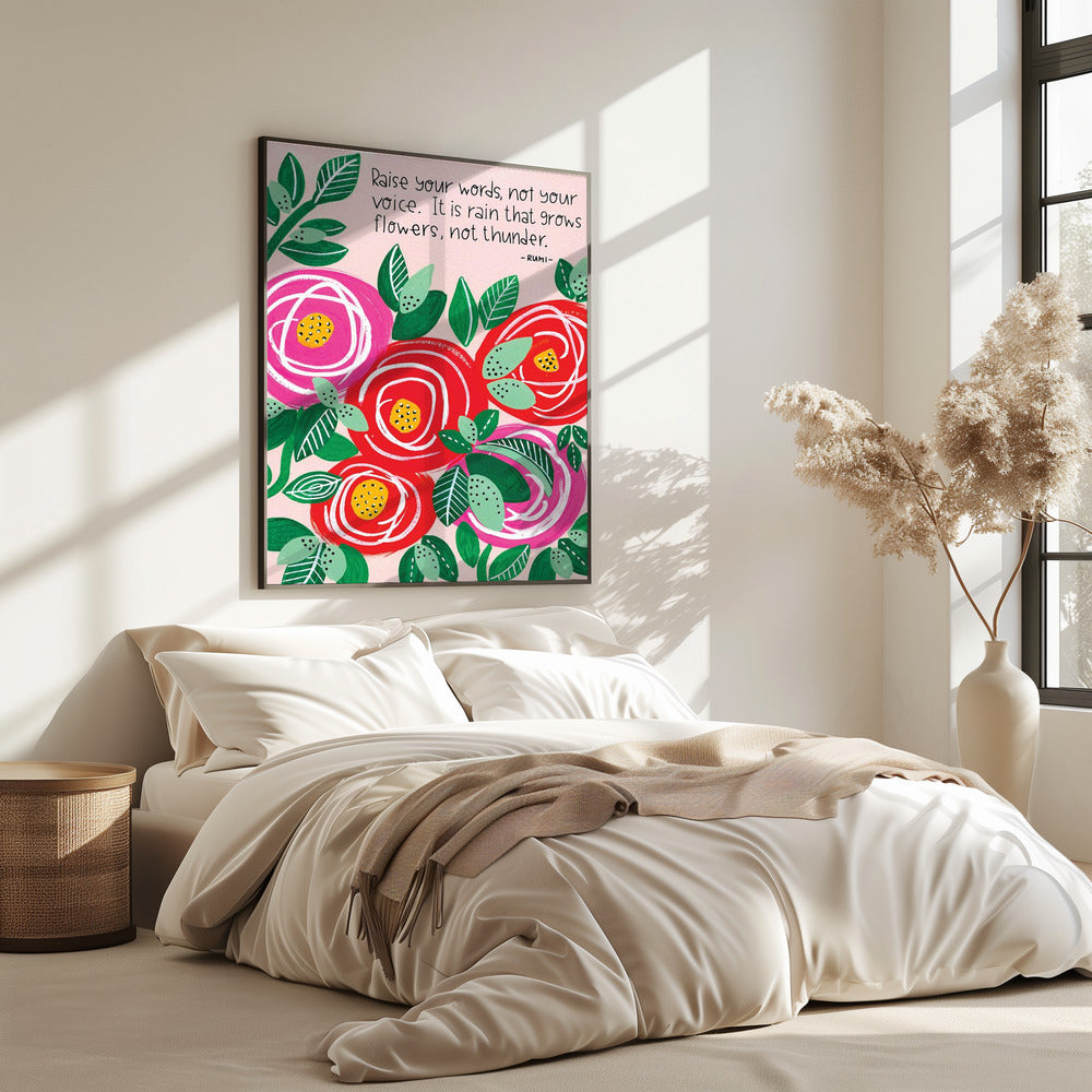 Verhoog uw woorden | Poster