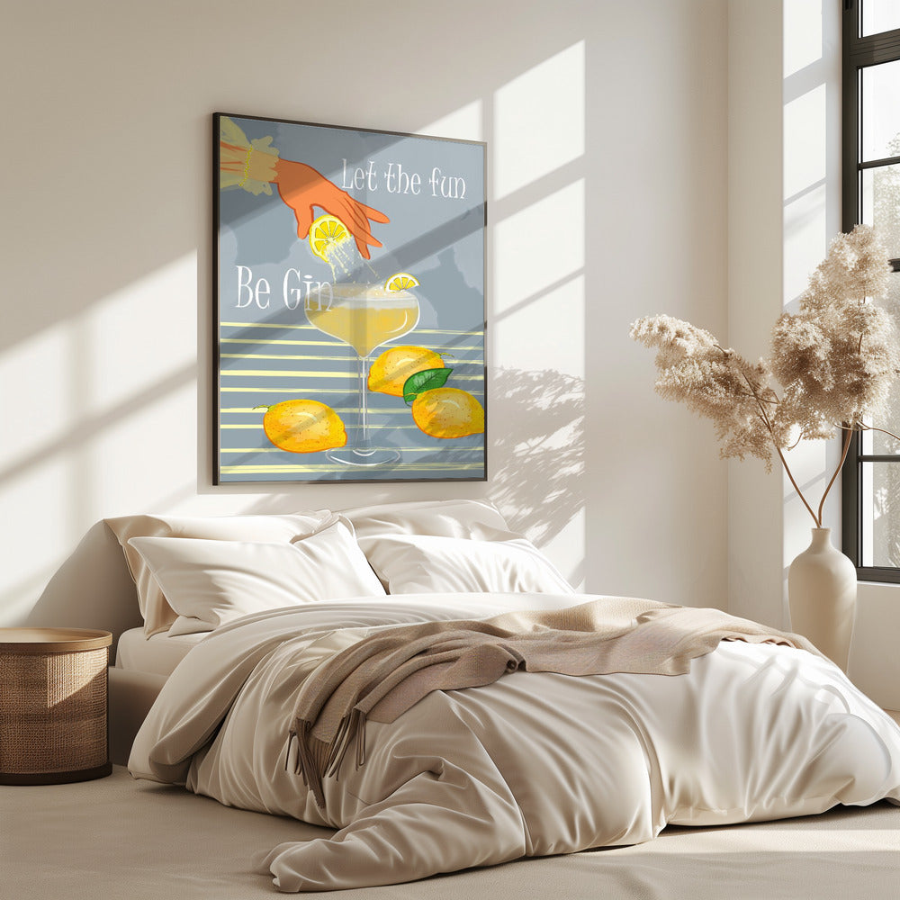 Laat de lol gin zijn | Poster