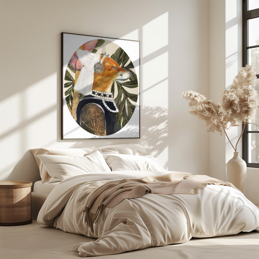 Vos gekleed in renaissancekleding | Poster