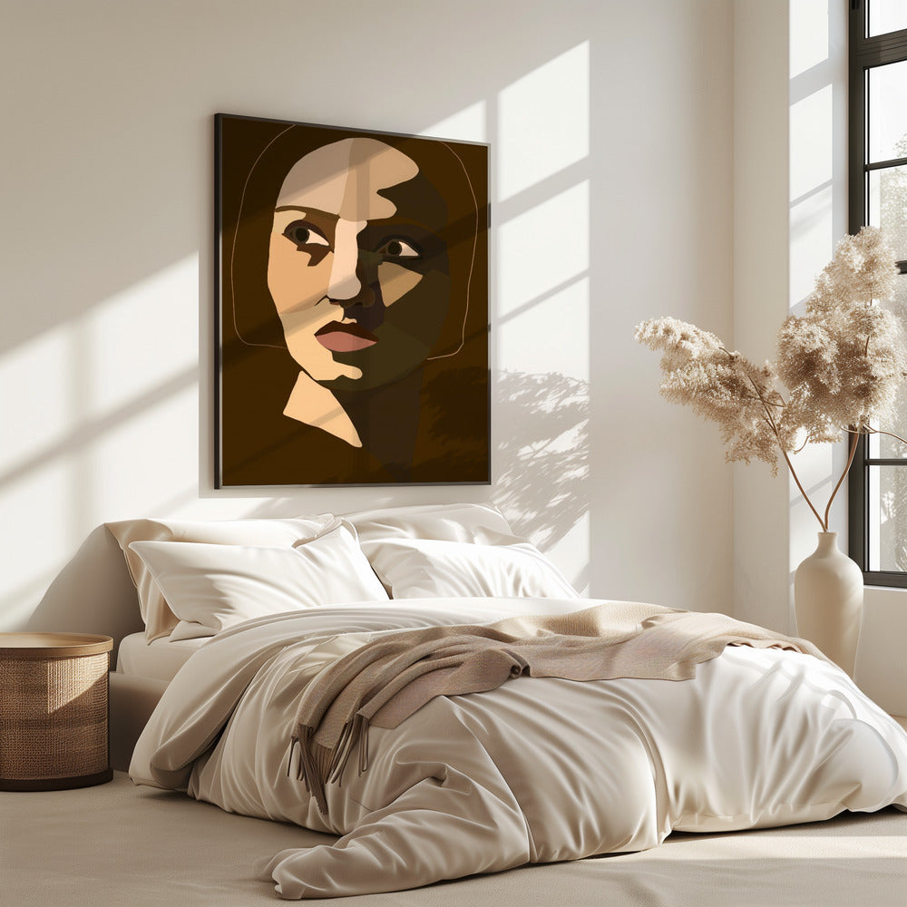Portret van een vrouw | Poster