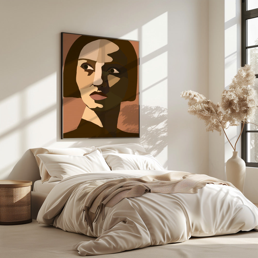 Portret van dame | Poster