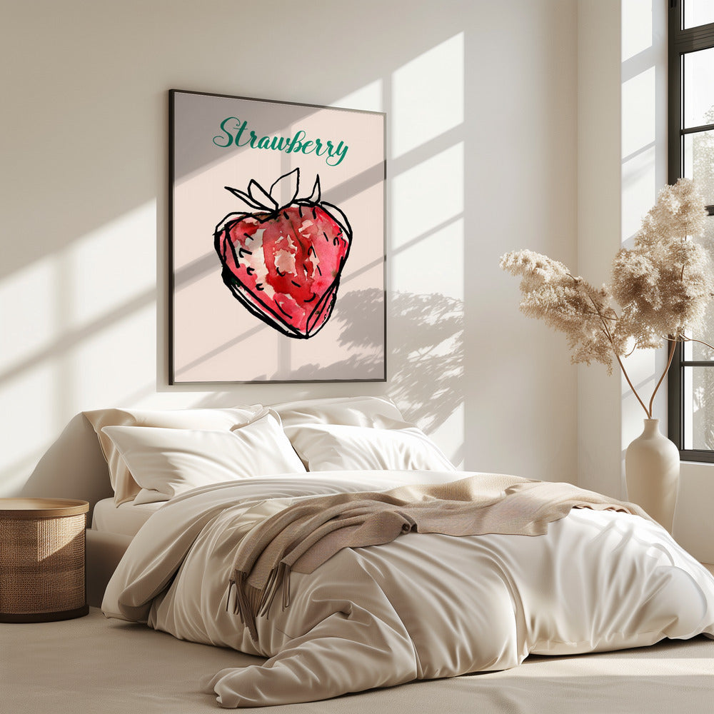Aardbeiencharme | Poster