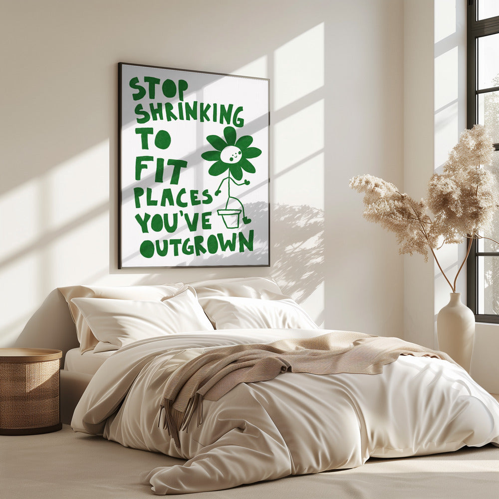 Stop met krimpen | Poster