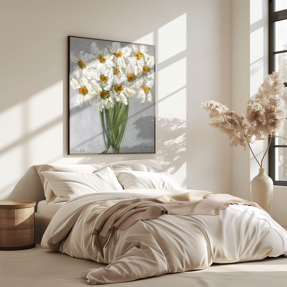 Delicate Bouquet of Daisies | Poster
