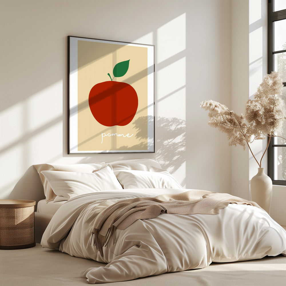 La Pomme (helderrood) | Poster