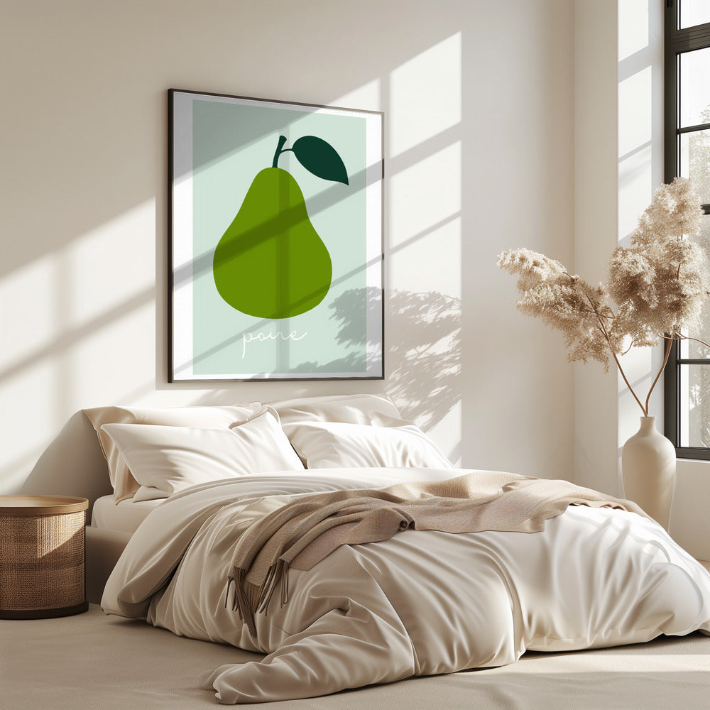 La Poire (heldergroen) | Poster