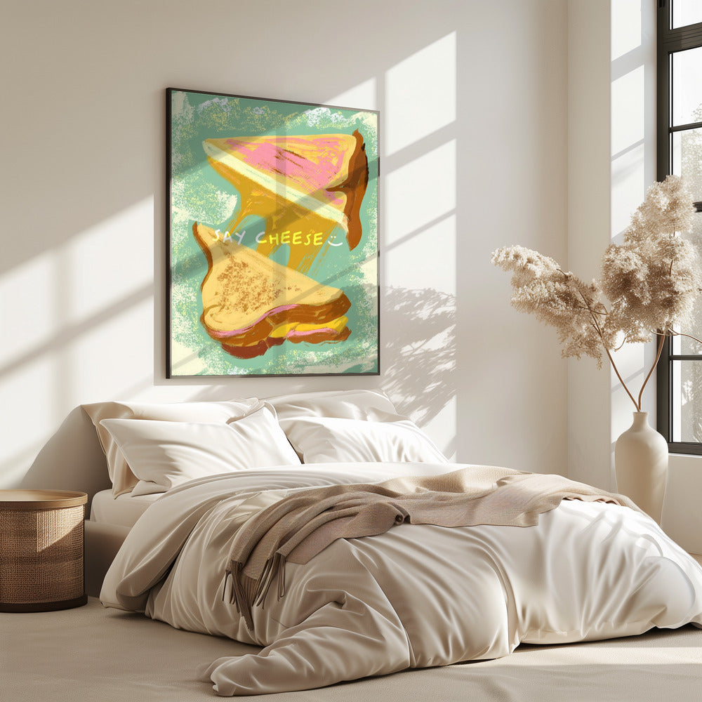 Gesmolten kaassandwiches | Poster