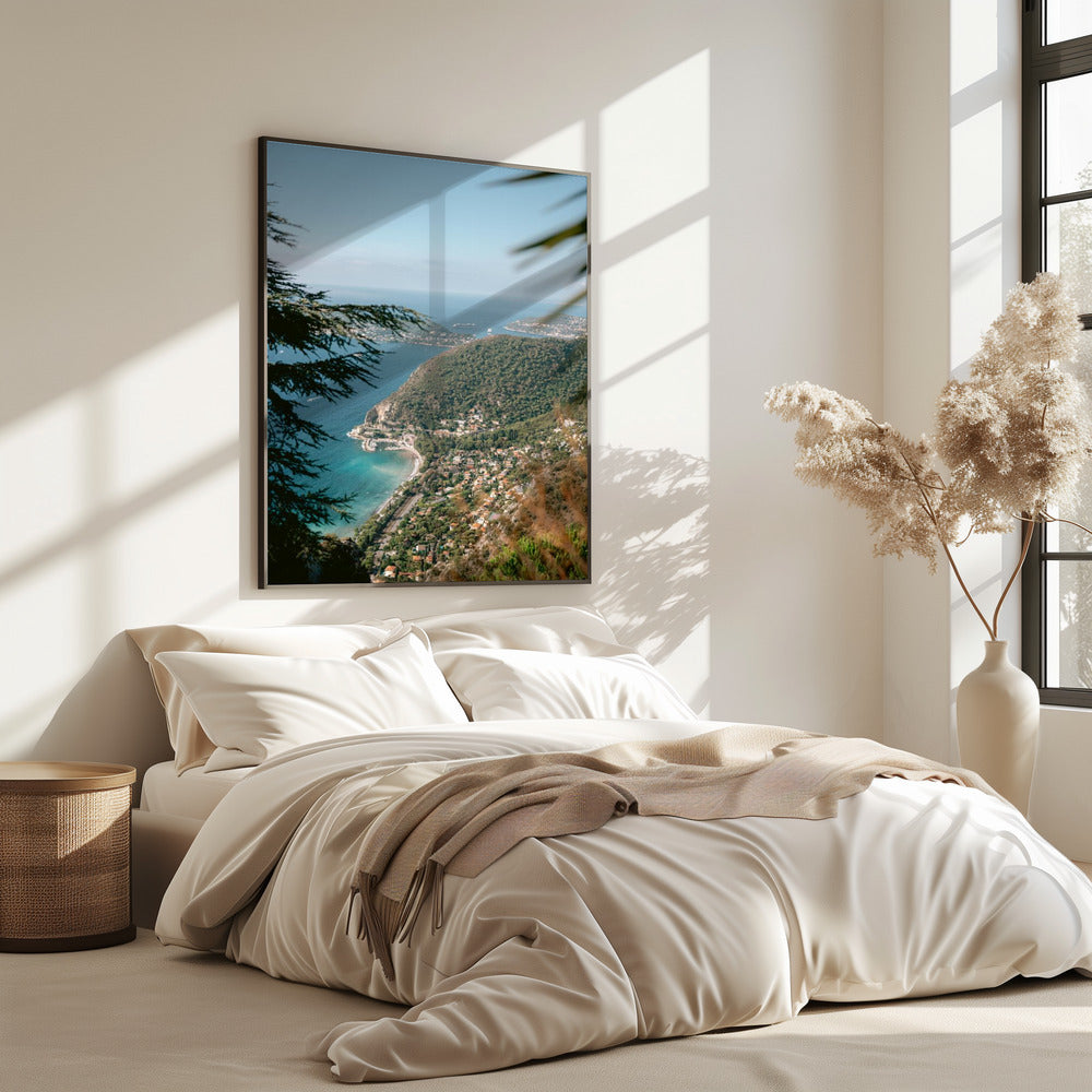 Groene heuvels en turquoise wateren | Poster