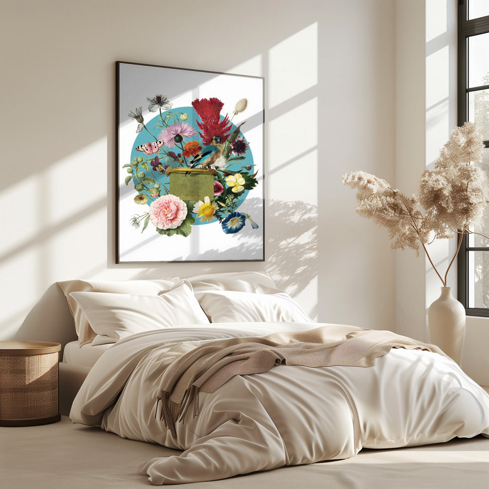 Kleurrijke bloeiharmonie | Poster