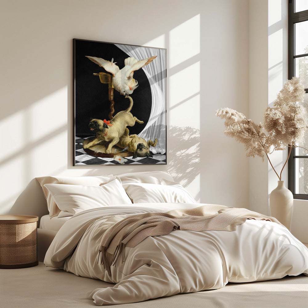 Levendige scène van een vogel | Poster