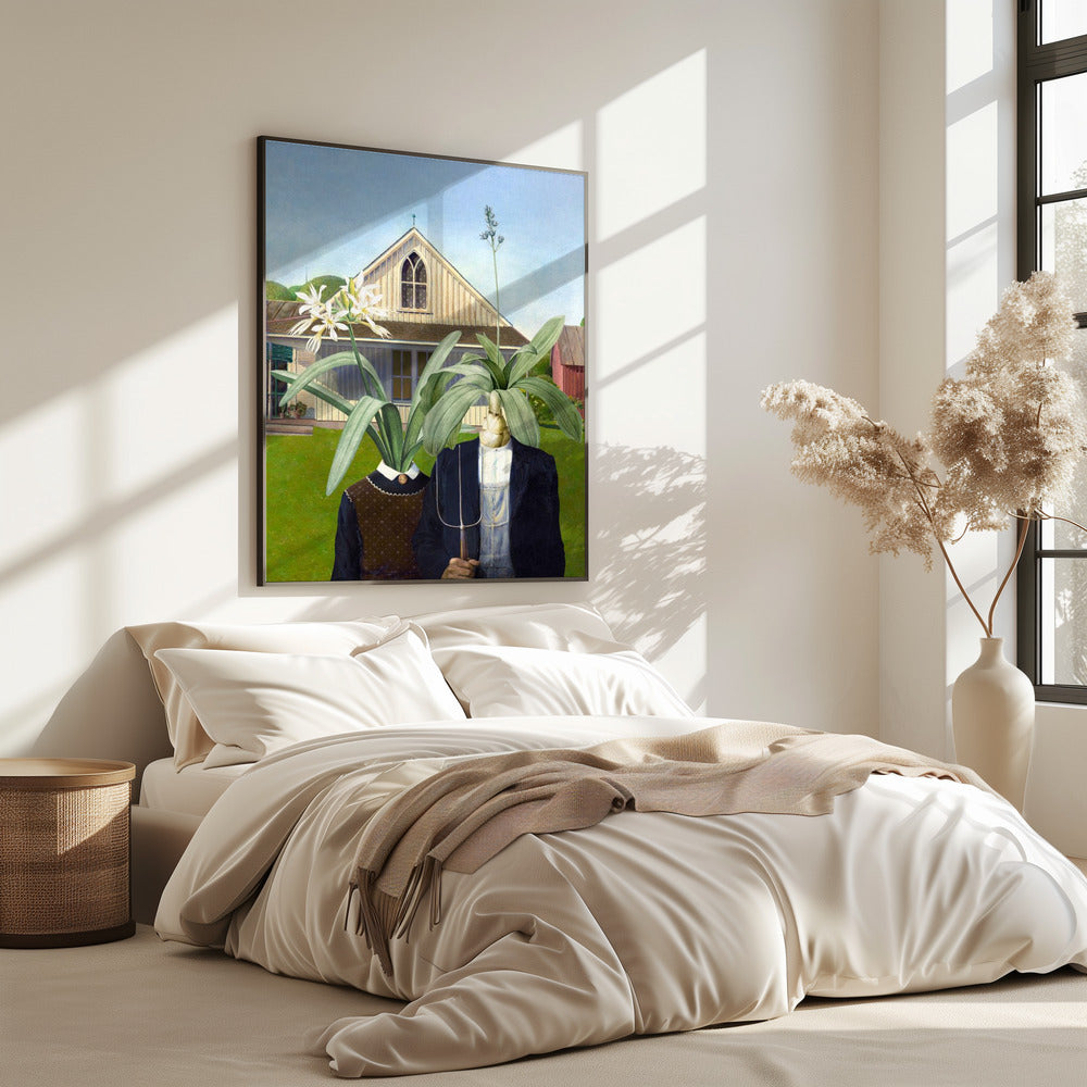 Bloemenduo Patchwork | Poster