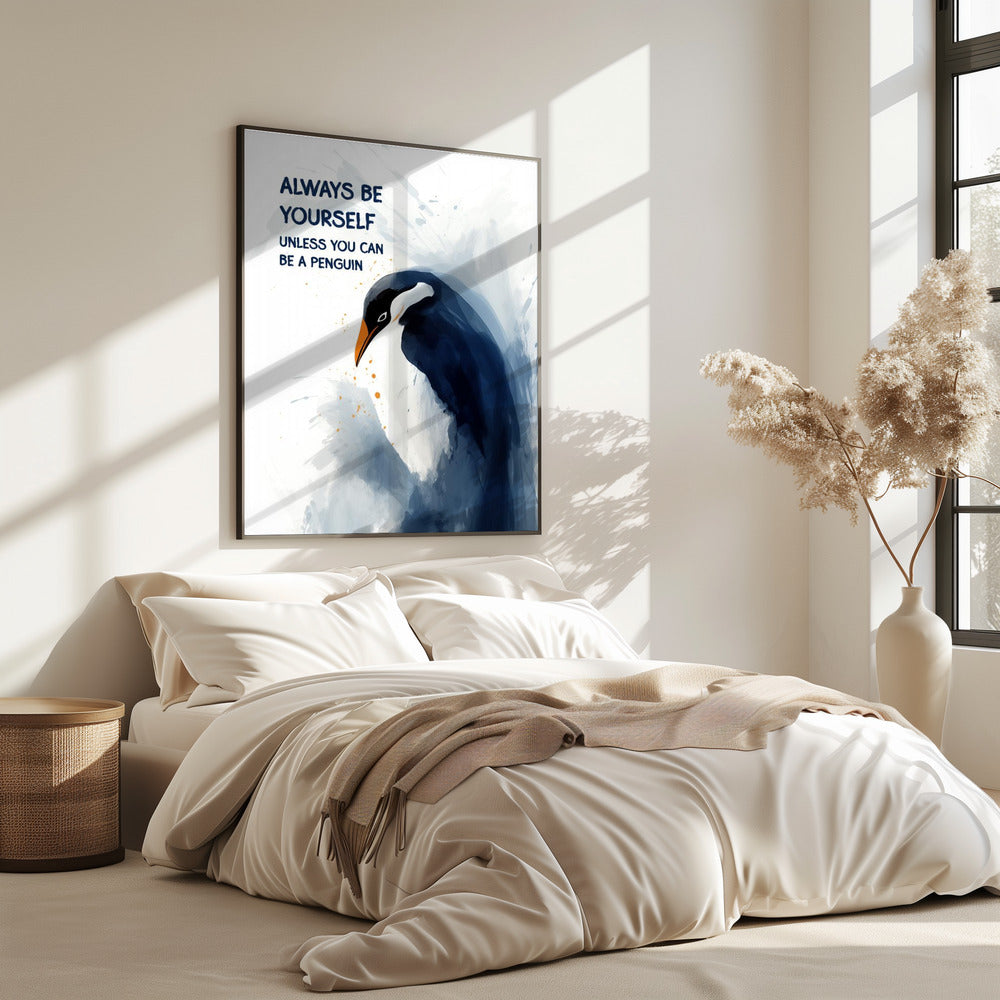 Wees een pinguïn | Poster