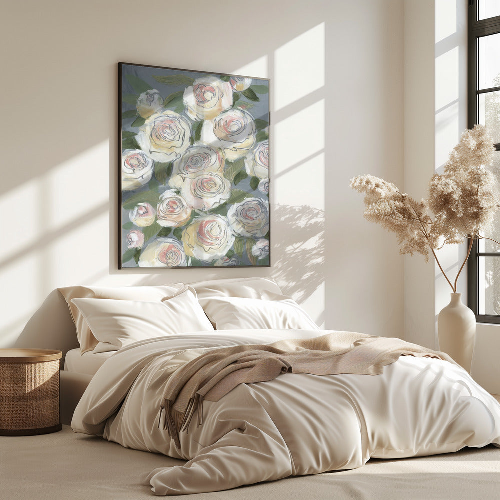 Elegant bloemmotief | Poster