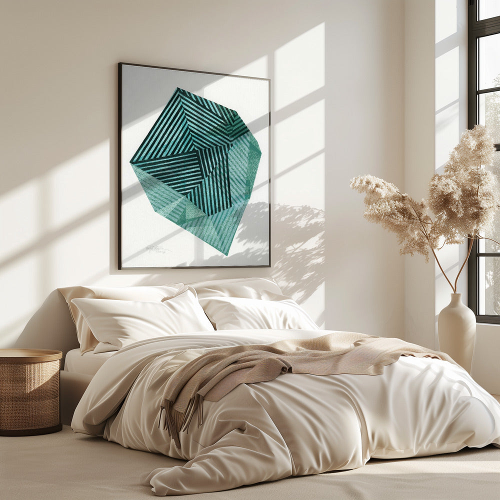 Gestreepte Steen I. | Poster