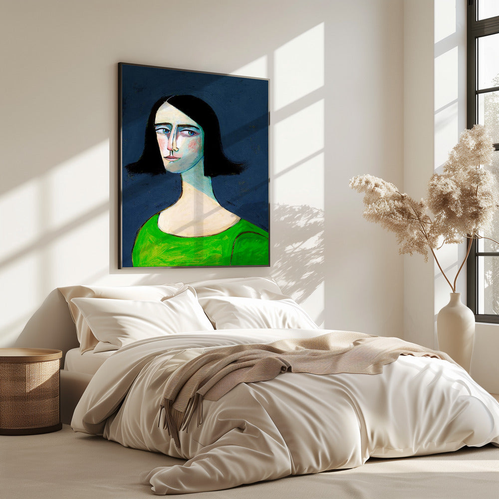 Vrouwenportret - Nooit omkijken | Poster