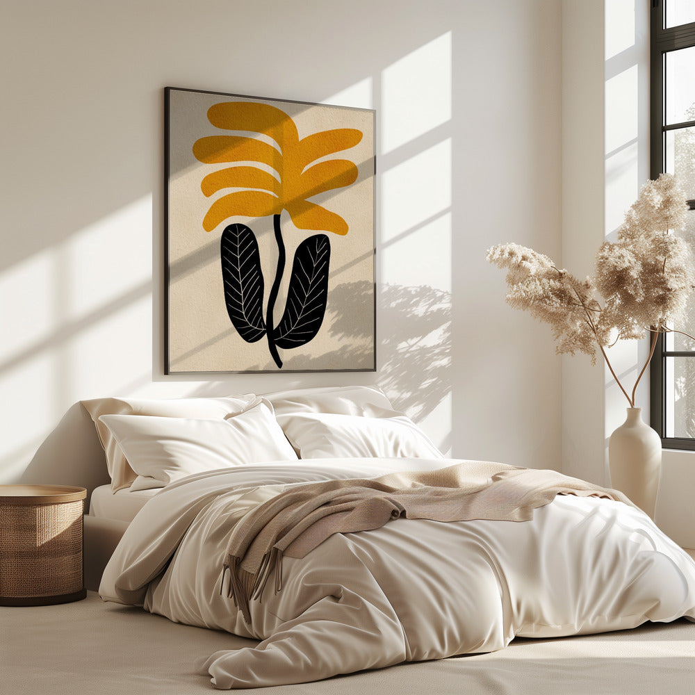 GELE bloem | Poster