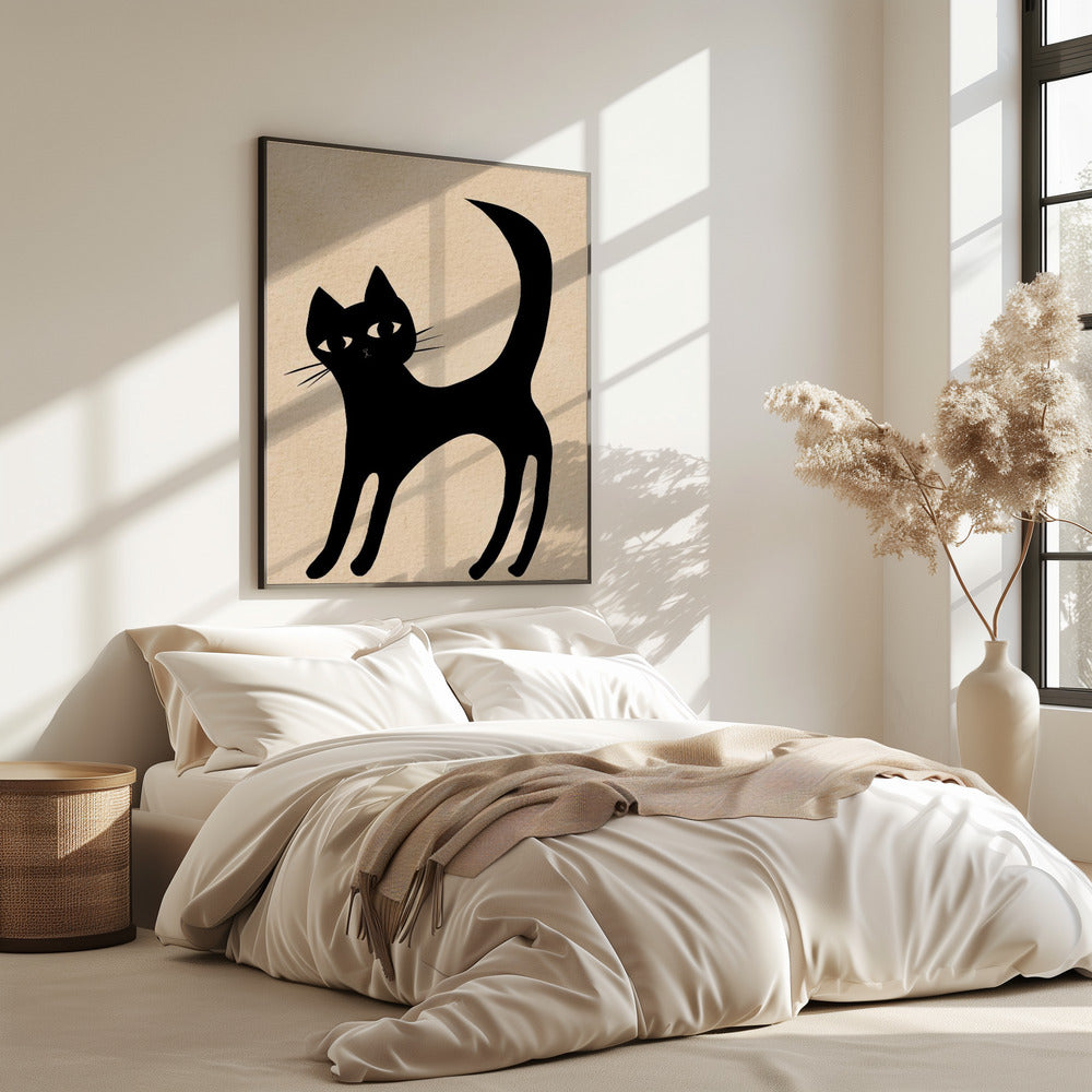 Zwarte kat | Poster