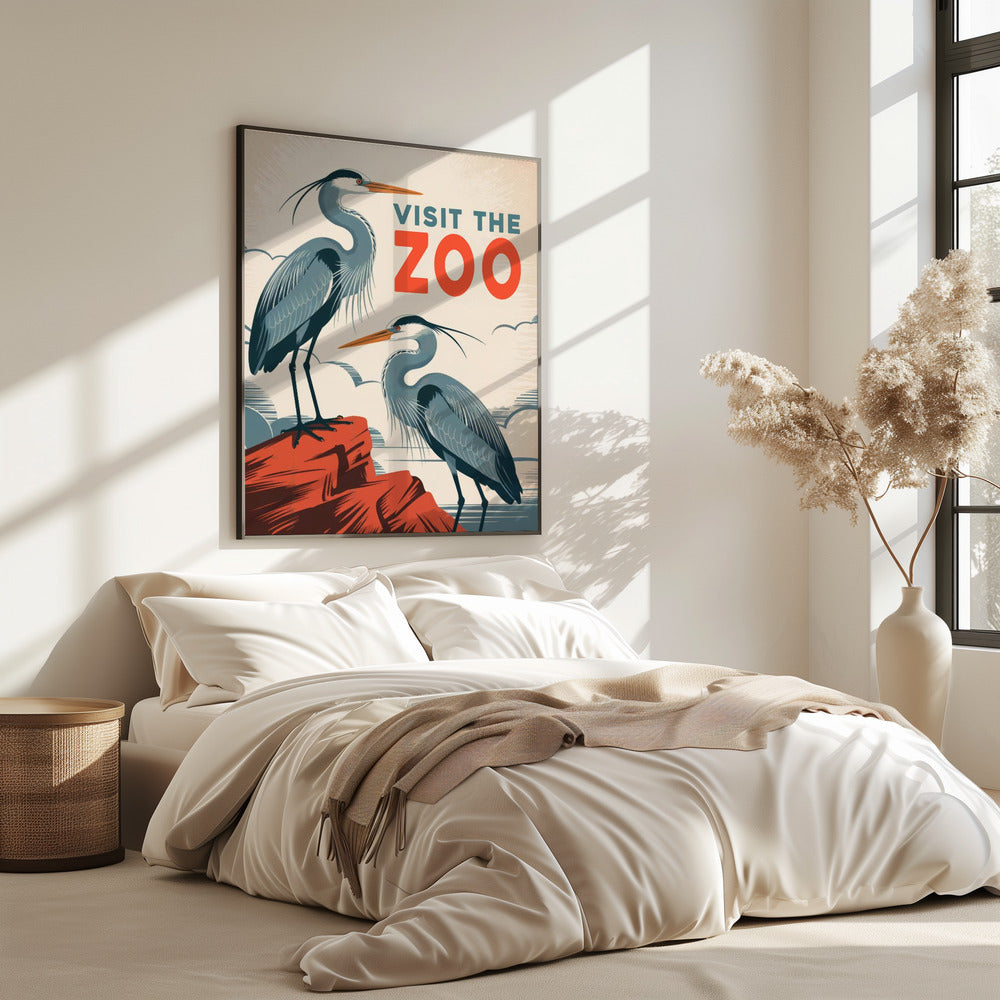 Bezoek de dierentuin | Poster