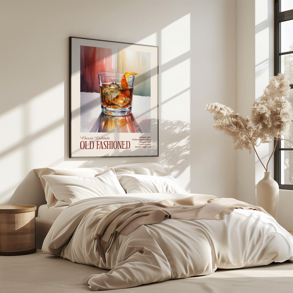 Klassieke cocktails - Old Fashioned | Poster