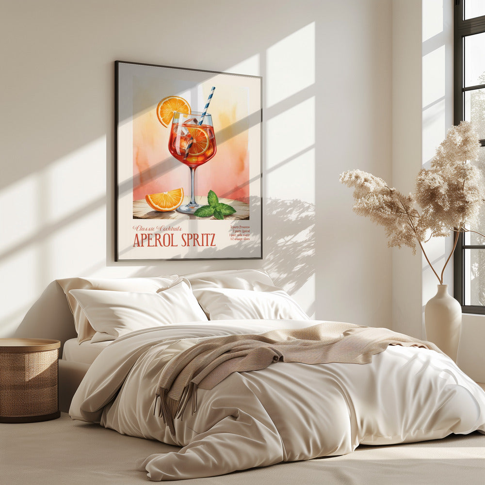 Klassieke cocktails - Aperol Spritz | Poster