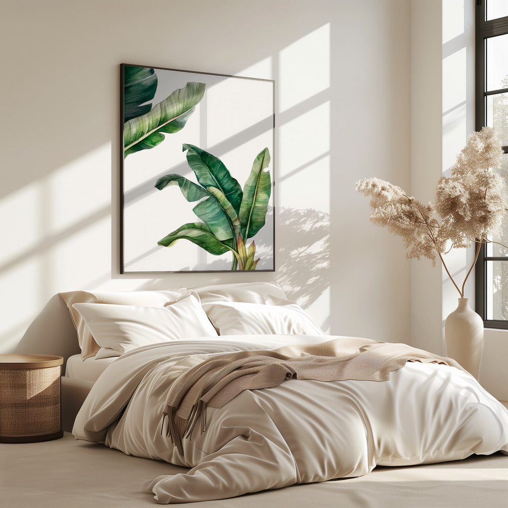 Groene bladeren | Poster
