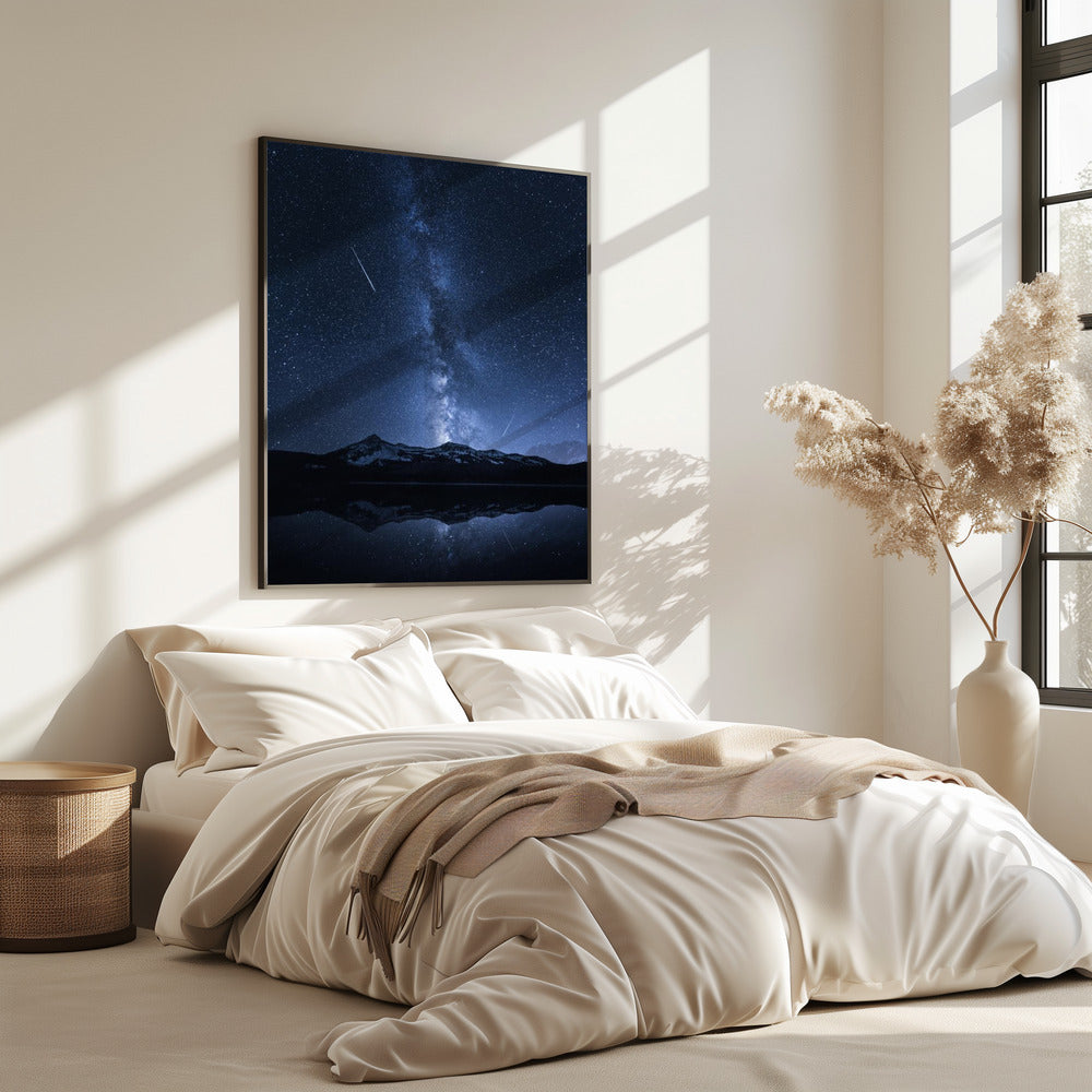 Reflectie van sterrenstelsels | Poster