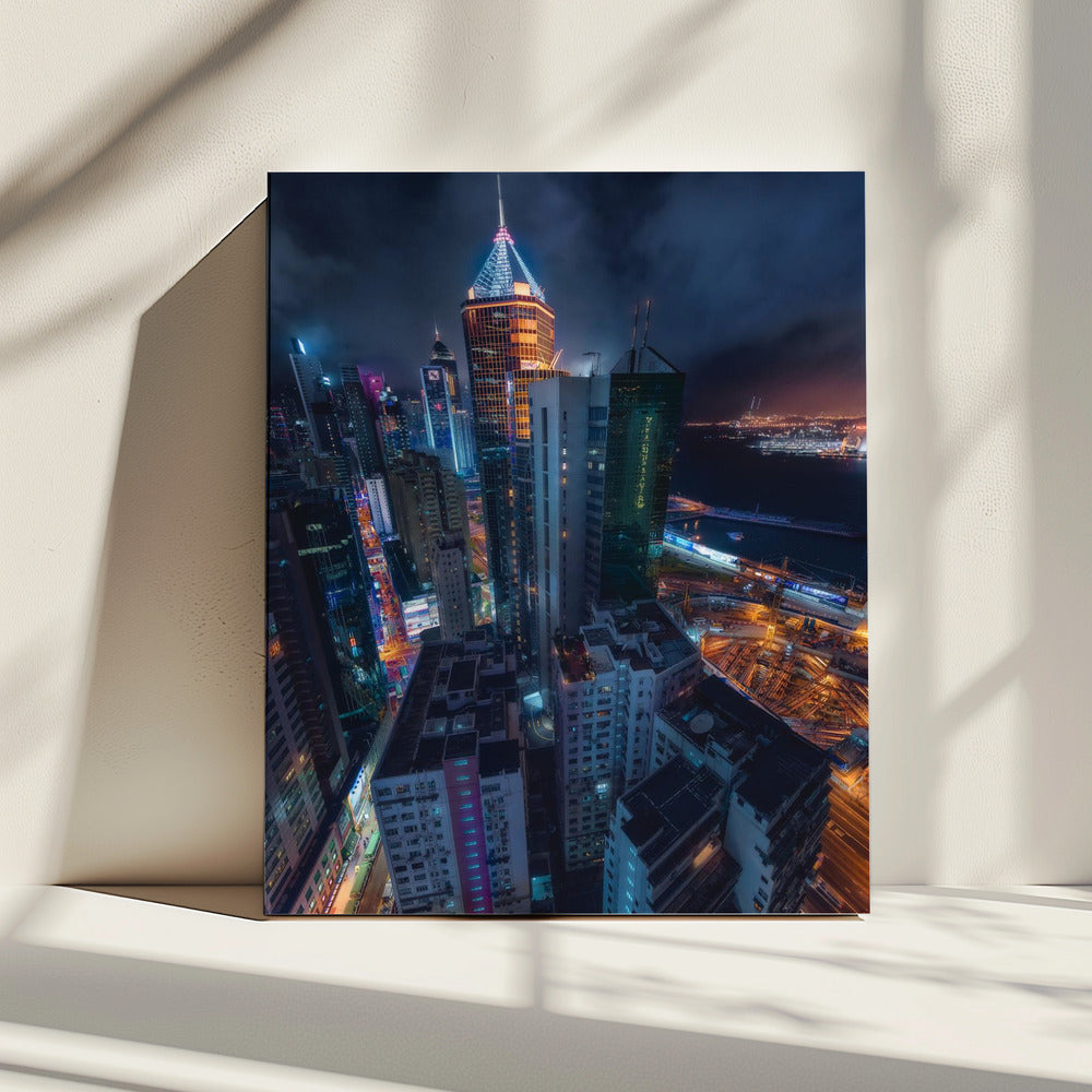 Vliegend Hongkong | Canvas