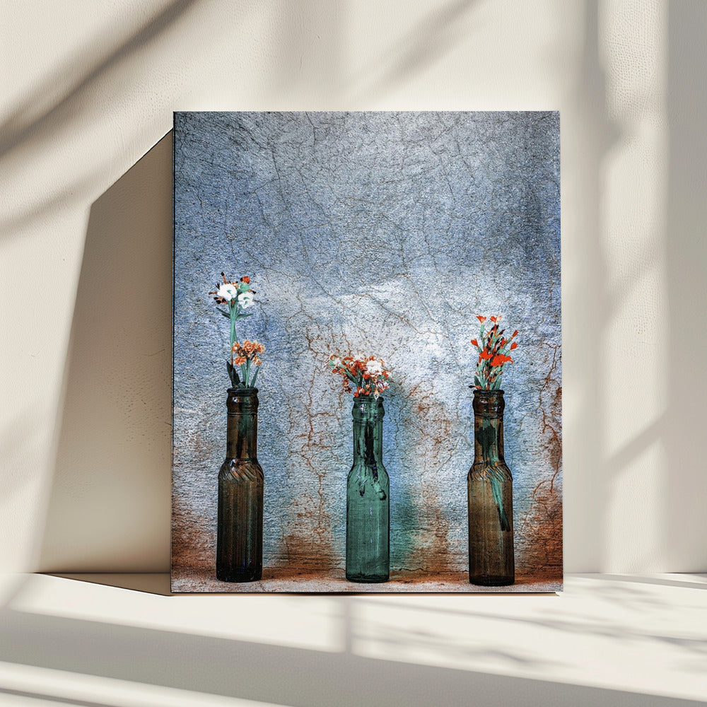 Schattige kleine bloemen | Canvas