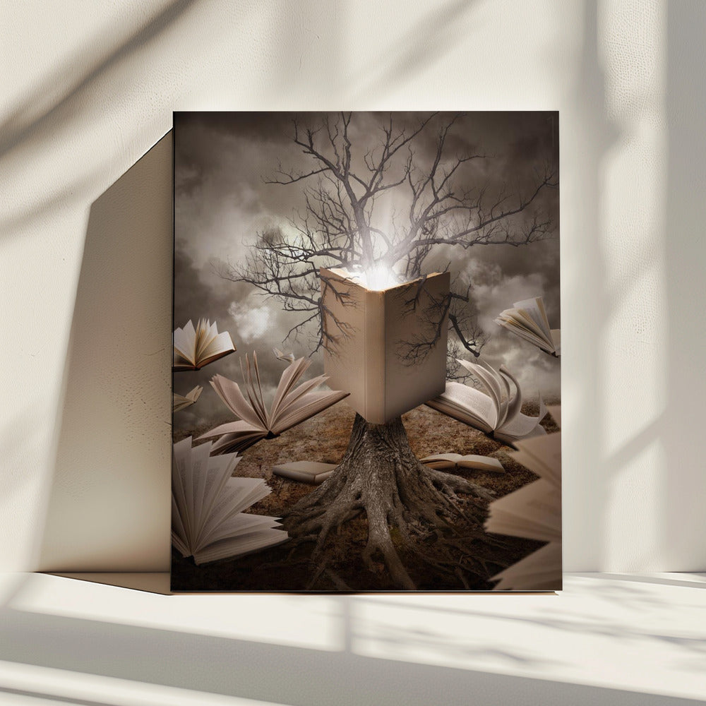 Oude boom leesverhaalboek | Canvas