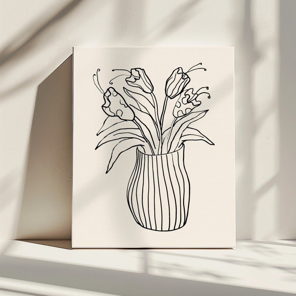 Vase Sketch | Canvas