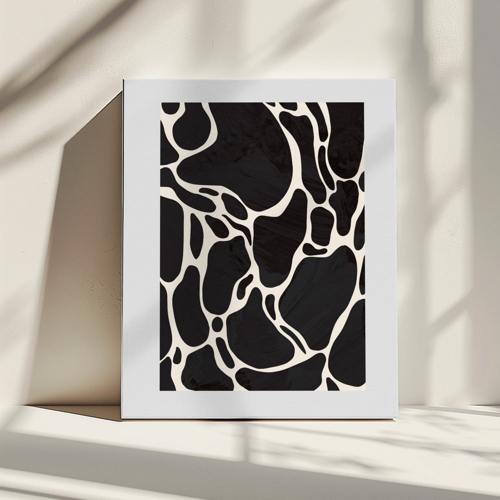 Giraf Grijs | Canvas