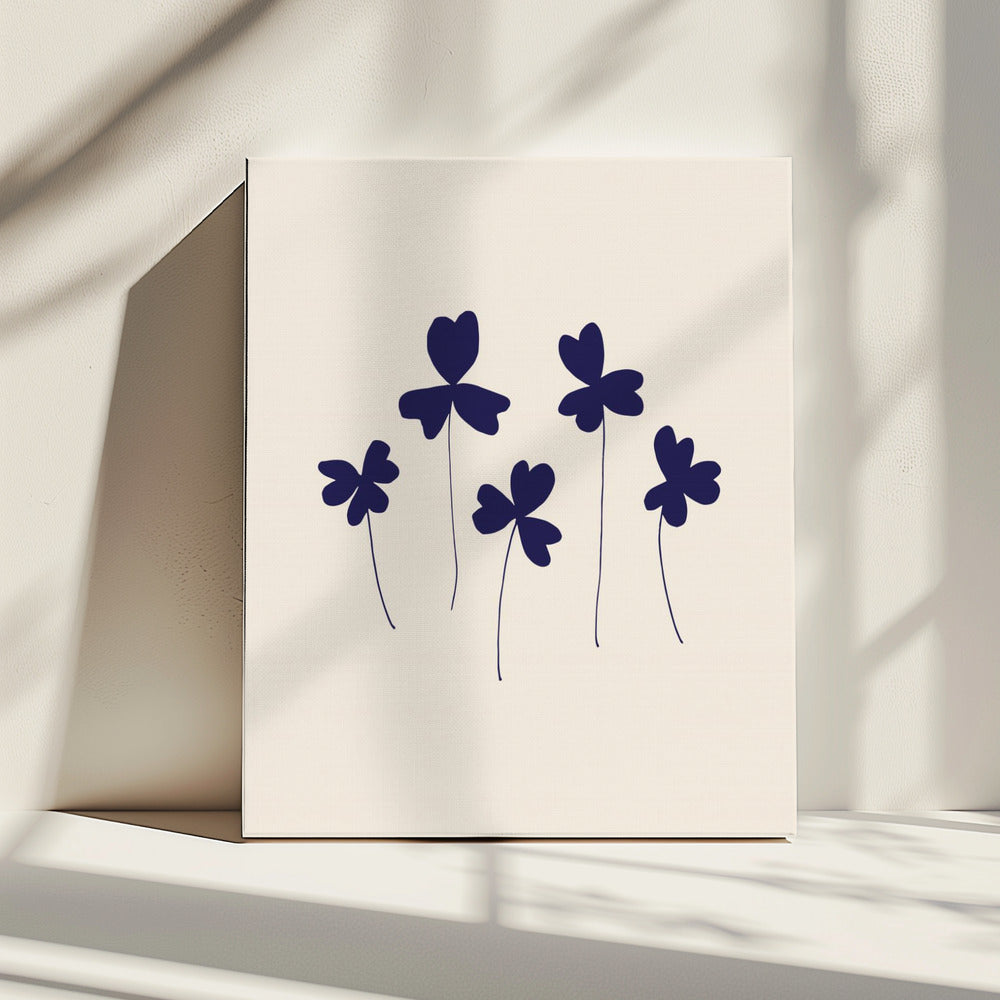 Blauwe zuring | Canvas