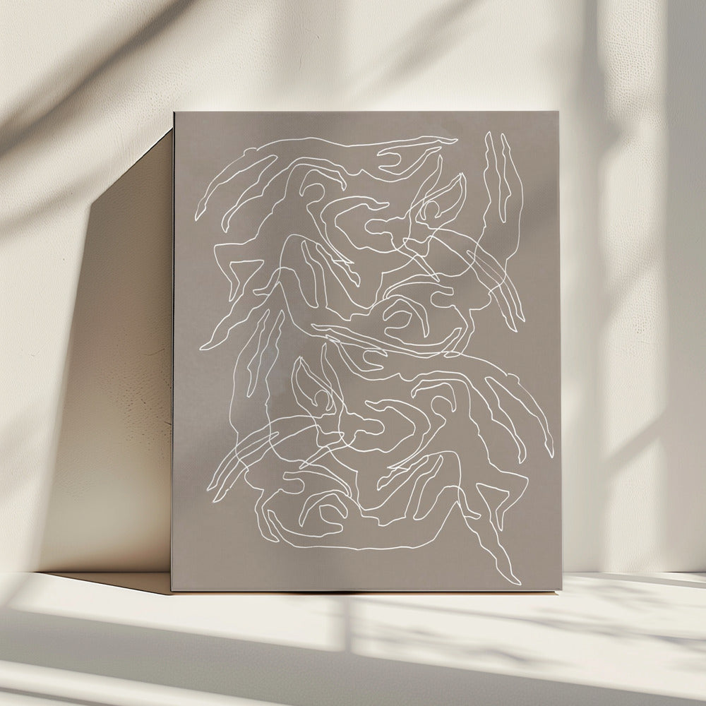 Swimmers | Canvas